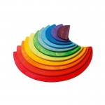 Semi-Circles Rainbow Large for Rainbow Stacker -  Grimm's Toys 